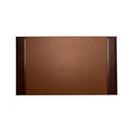 Desk Pad - Brown "Croco" Leather